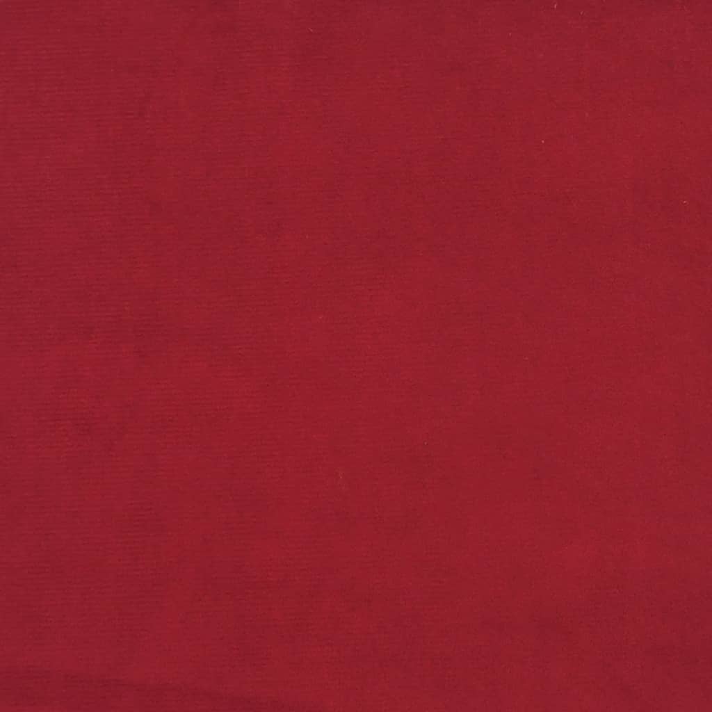 Klop vinsko rdeča 110x76x80 cm žamet