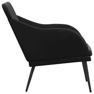 Lavice černá 110 x 76 x 80 cm samet - obrázek 4