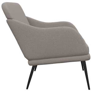 Lavice taupe 110 x 76 x 80 cm textil - obrázek 4