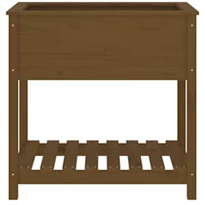 Truhlík s policí medově hnědý 82,5x54x81 cm masivní borovice - obrázek 5