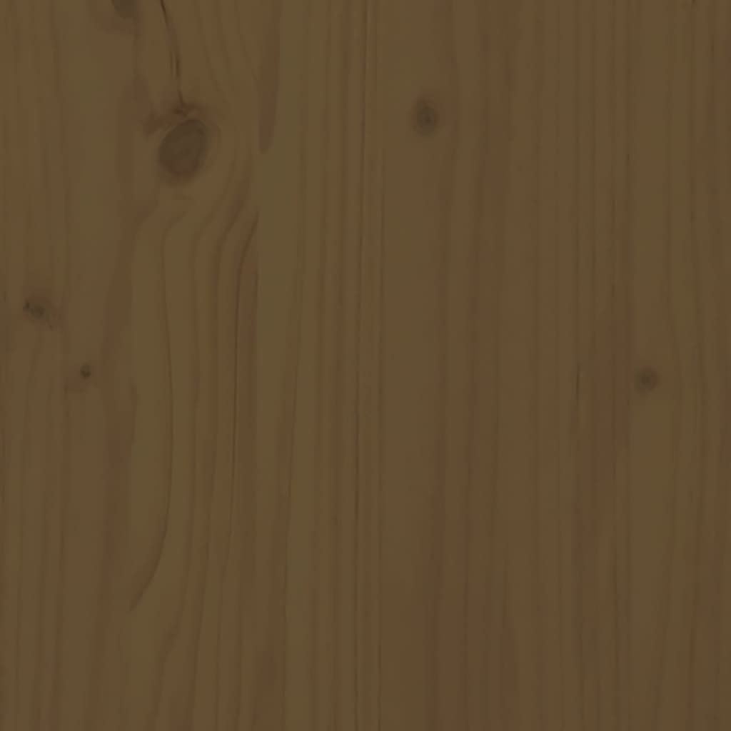 Barna tömör fenyőfa komposztáló 82,5x82,5x99,5 cm 