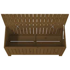 Zahradní úložný box medově hnědý 108x42,5x54cm masivní borovice - obrázek 8