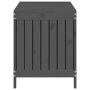 Zahradní úložný box šedý 115 x 49 x 60 cm masivní borové dřevo - obrázek 7