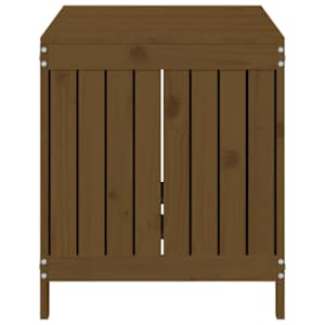 Zahradní úložný box medově hnědý 121x55x64 cm masivní borovice - obrázek 7
