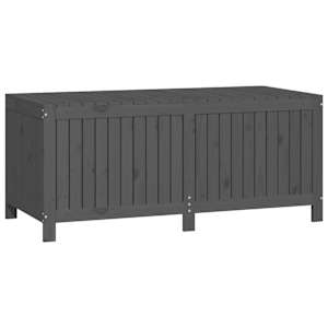 Zahradní úložný box šedý 147 x 68 x 64 cm masivní borové dřevo - obrázek 5