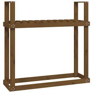 vidaXL k&uuml;ttepuude rest, meepruun, 110x35x108,5 cm, m&auml;nnipuit