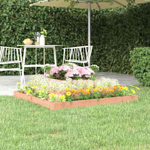 Visoka greda 110x110x27 cm trden les douglas