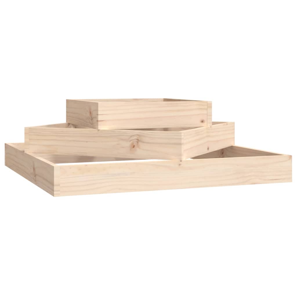 vidaXL Truhlík 83 x 83 x 27 cm masivní borové dřevo