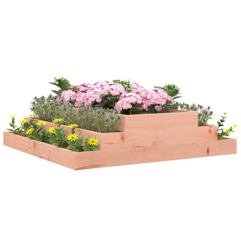 vidaXL Plantenbak 110x110x27 cm massief douglashout afbeelding