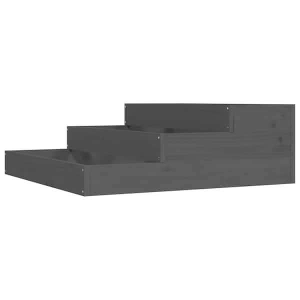 vidaXL taimekast, hall, 78 x 78 x 27 cm, m&auml;nnipuit
