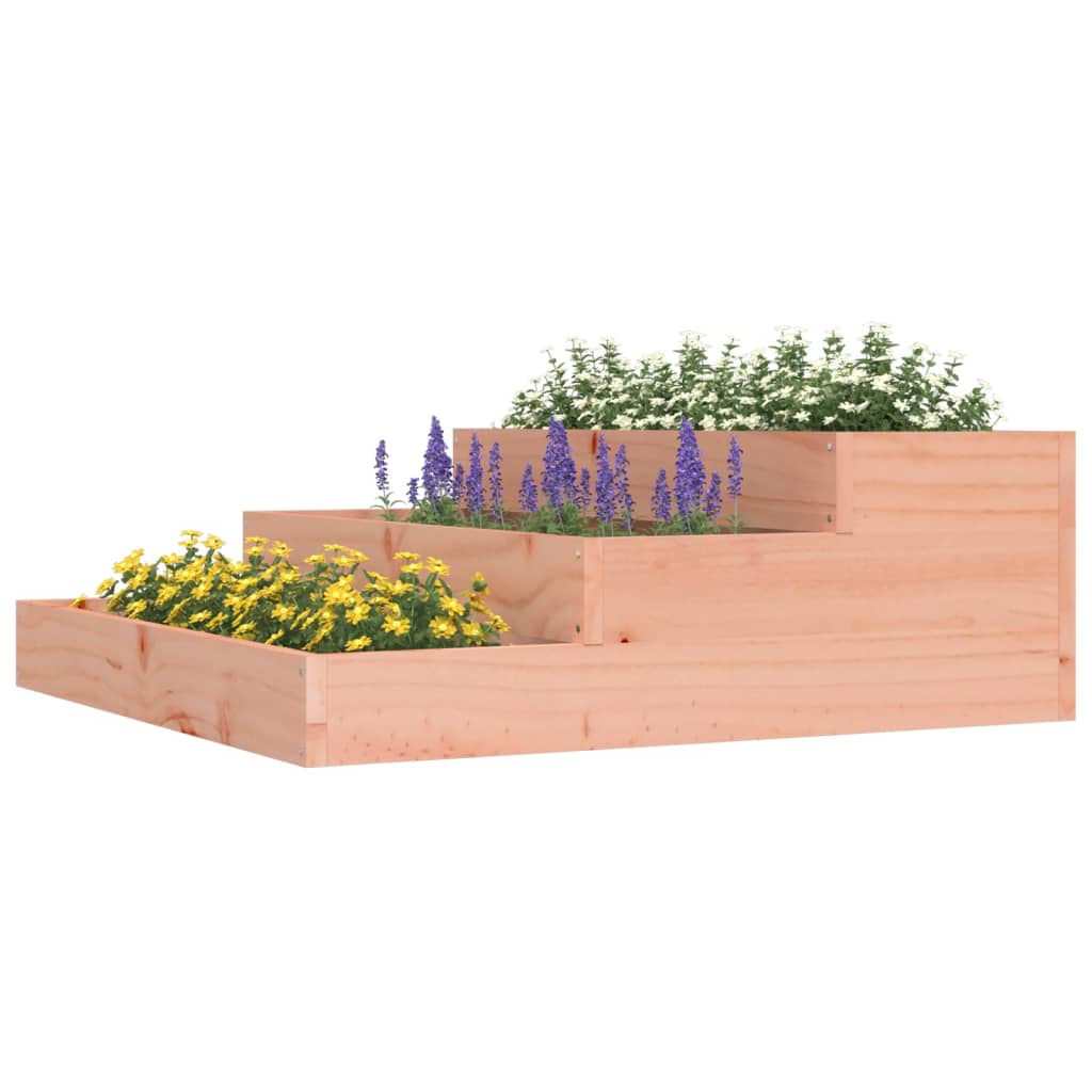 vidaXL Plantenbak 78x78x27 cm massief douglashout afbeelding