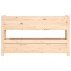 Truhlík 112 x 25 x 66 cm masivní borové dřevo - obrázek 5