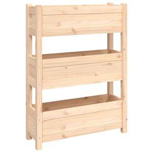 vidaXL taimekast, 77 x 25 x 104,5 cm, m&auml;nnipuit