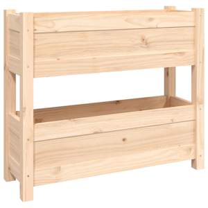 Truhlík 77 x 25 x 66 cm masivní borové dřevo - obrázek 2