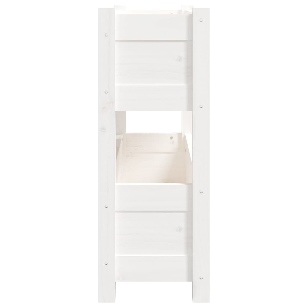 Fioriera Bianca 77x25x66 Cm In Legno Massello Di Pino VidaXL 15 width=274