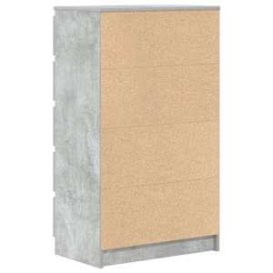 Zásuvková skříňka betonově šedá 60x36x103 cm kompozitní dřevo - obrázek 6