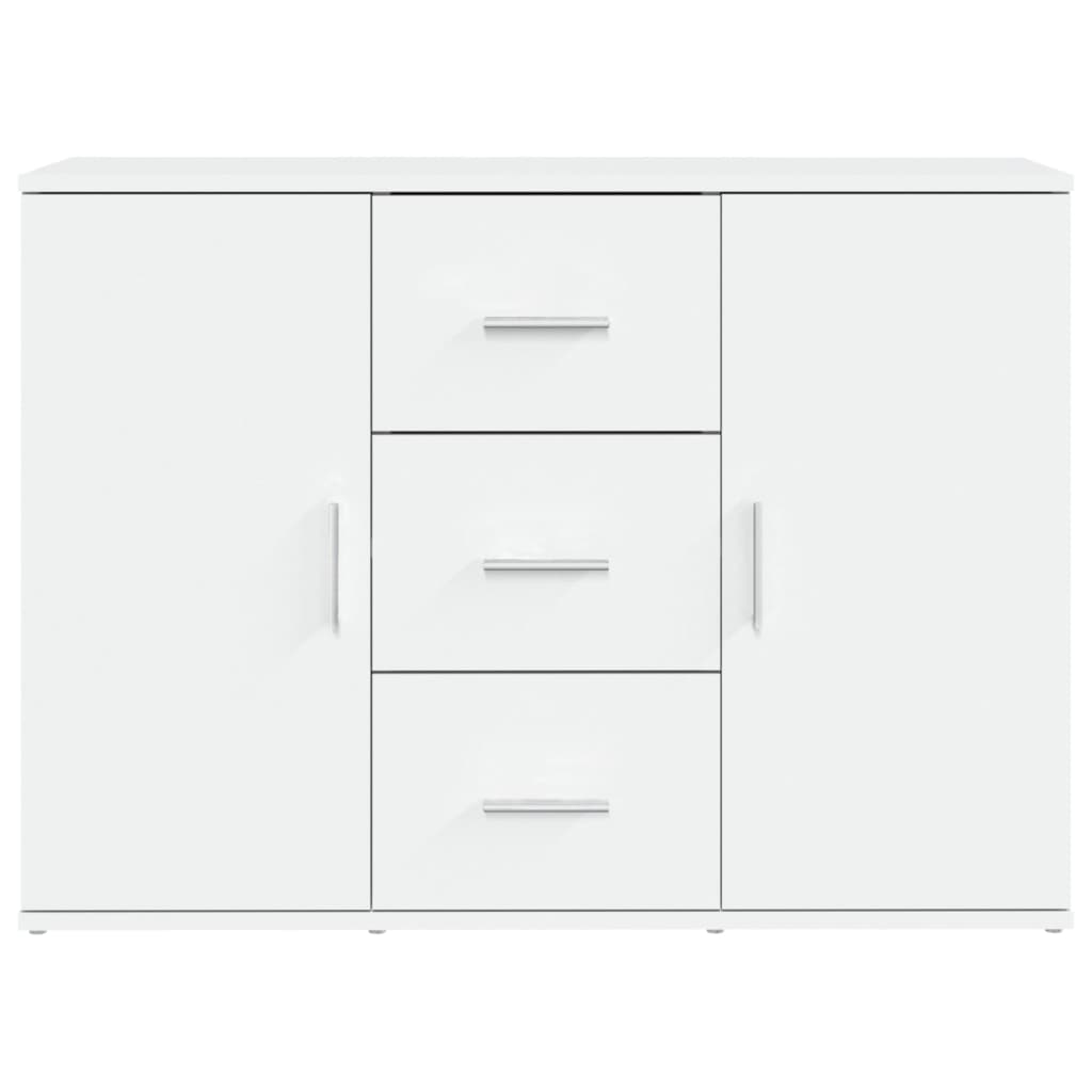 Credenza Bianca 91x29,5x65 Cm In Legno Multistrato VidaXL 17 width=274