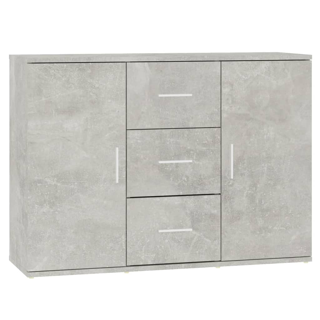 vidaXL Příborník betonově šedý 91x29,5x65 cm kompozitní dřevo