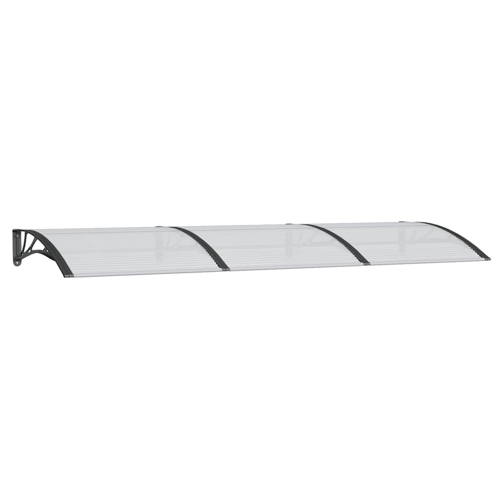 vidaXL Vchodová stříška černá 300 x 100 cm polykarbonát
