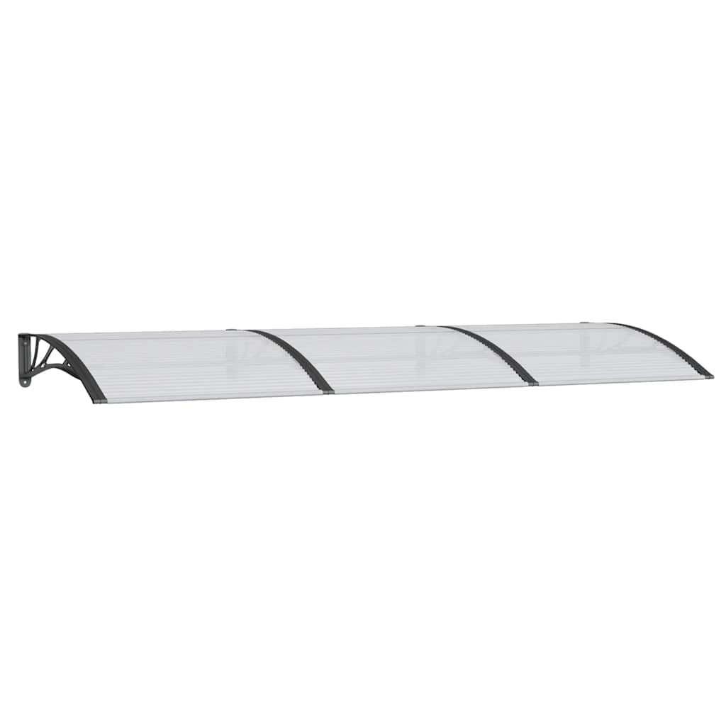 vidaXL Vchodová stříška černá 300 x 100 cm polykarbonát