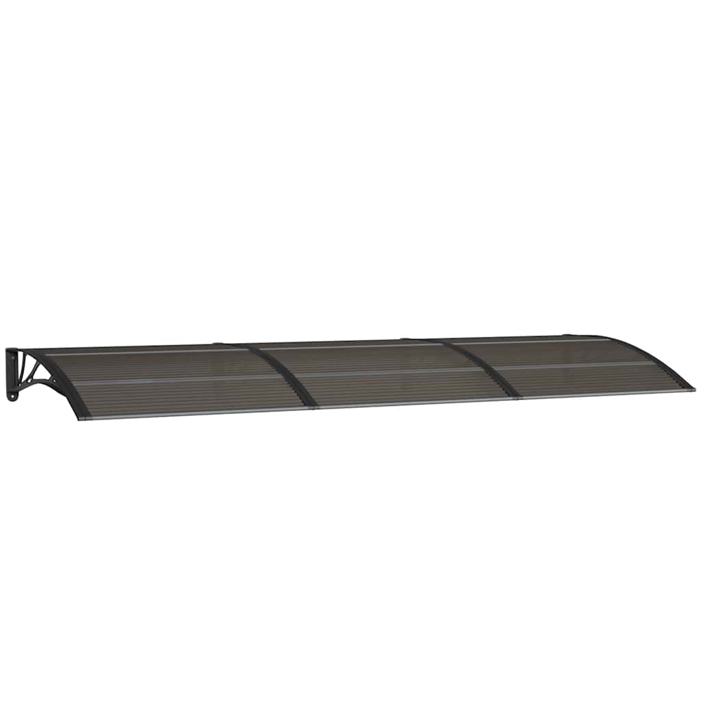 vidaXL Vchodová stříška černá 300 x 100 cm polykarbonát