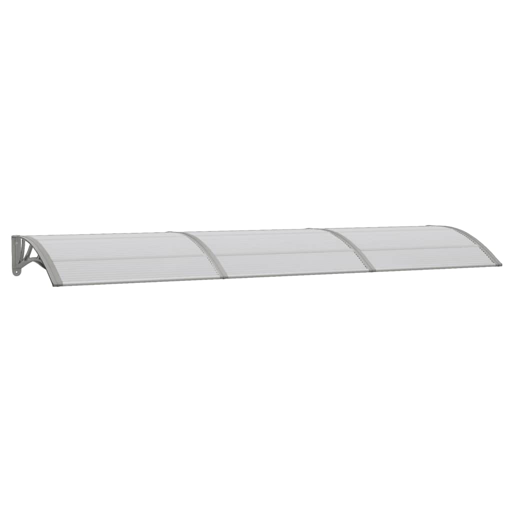 vidaXL Deurluifel 300x80 cm polycarbonaat grijs