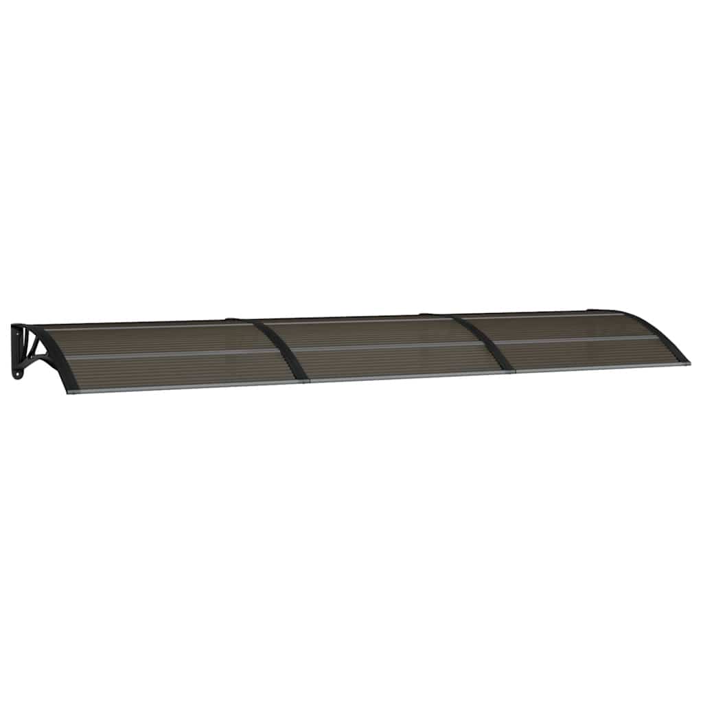 vidaXL Deurluifel 300x80 cm polycarbonaat zwart