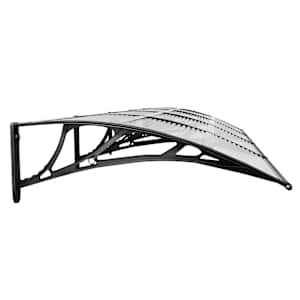 Vchodová stříška černá a průhledná 350 x 75 cm polykarbonát - obrázek 5