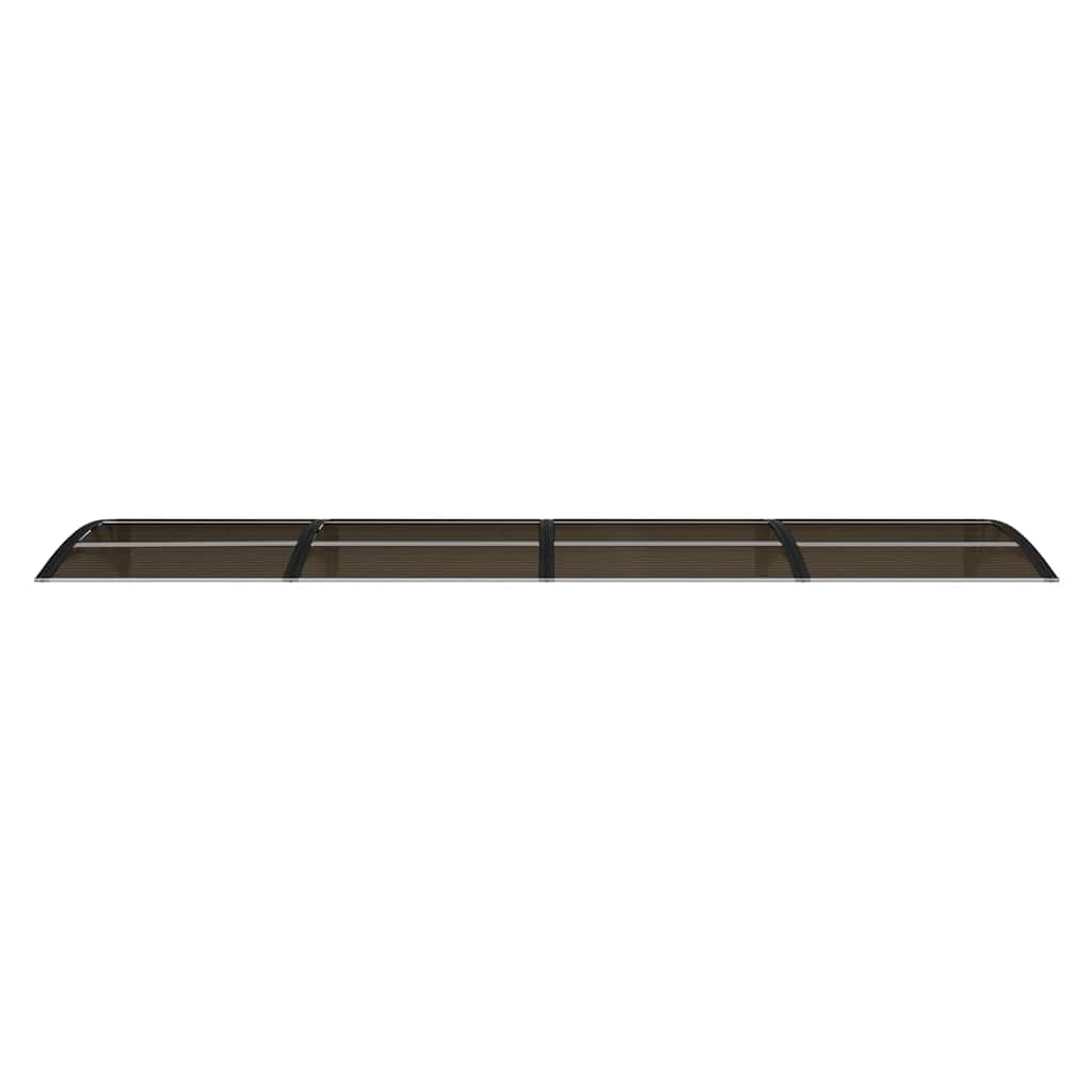 Thumbnail - vidaXL Türvordach Schwarz 350x75 cm Polycarbonat