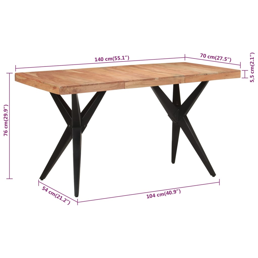 Dining Table Home vente en gros Kitchen Dining Room Dinner Table Breakfast Side Table vidaXL