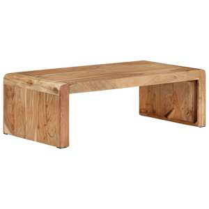 Konferenční stolek 110 x 55 x 35 cm masivní akáciové dřevo - obrázek 8