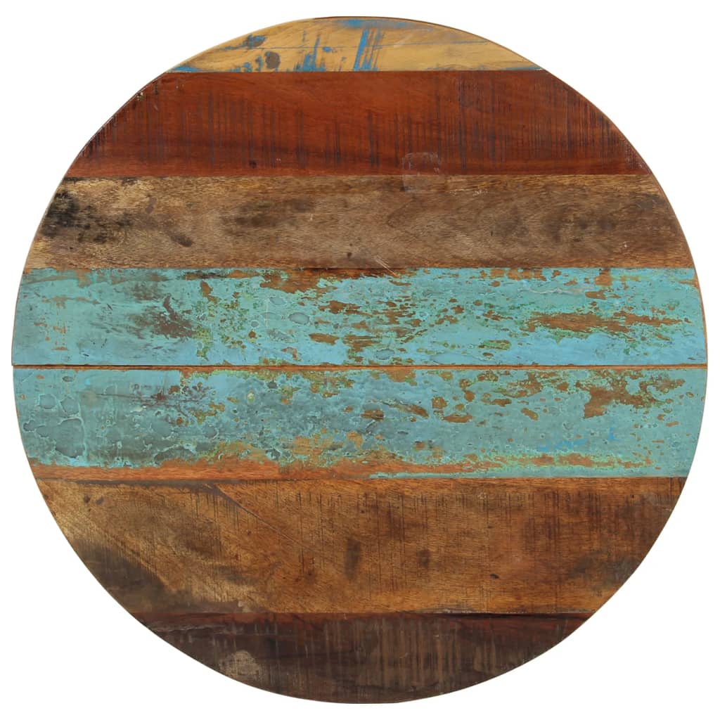 Petrashop  Stolní deska Ø 60 x (1,5–1,6) cm masivní recyklované dřevo