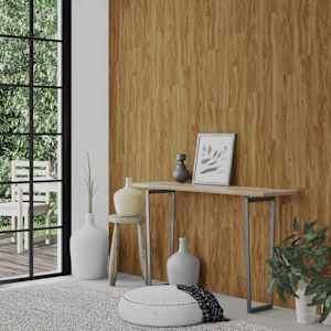Nástěnné panely vzhled dřeva hnědé PVC 2,06 m² - obrázek 3