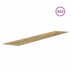 Nástěnné panely vzhled dřeva hnědé PVC 2,06 m² - obrázek 5