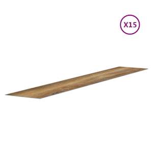 Nástěnné panely vzhled dřeva hnědé PVC 2,06 m² - obrázek 5
