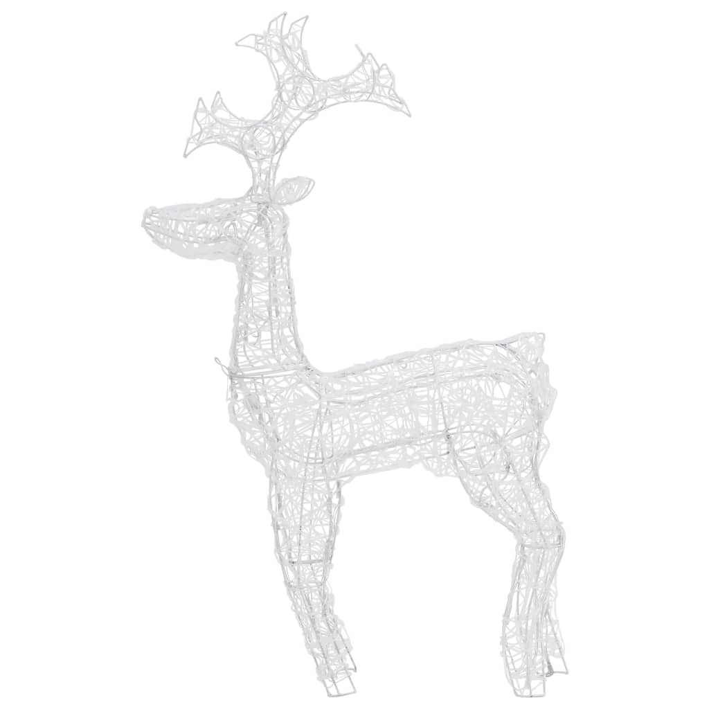 Kalėdų dekoracijos elniai, 2vnt., 60x16x100cm, akrilas | Stepinfit.lt