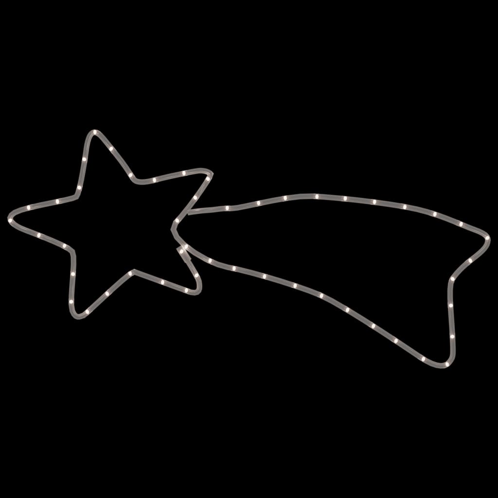 vidaXL Kerstfiguren sterren met 48 LED's 2 st 65x28 cm warmwit wit, foto 4