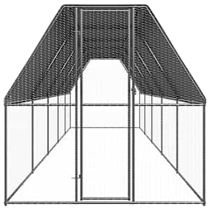 Venkovní klec pro kuřata 2x10x2 m pozinkovaná ocel - obrázek 2