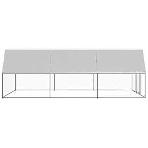 Venkovní klec pro kuřata 3x6x2 m pozinkovaná ocel - obrázek 3