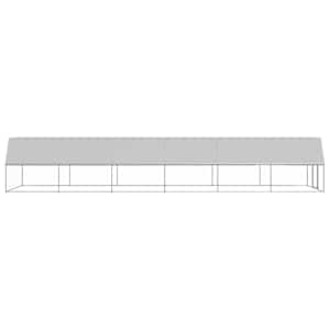 Venkovní klec pro kuřata 3x12x2 m pozinkovaná ocel - obrázek 3