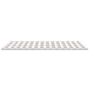 Rám postele bílý 200 x 200 cm masivní borovice - obrázek 6