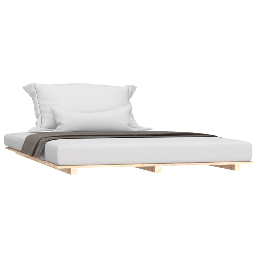 vidaXL Bedframe massief grenenhout 120x200 cm afbeelding