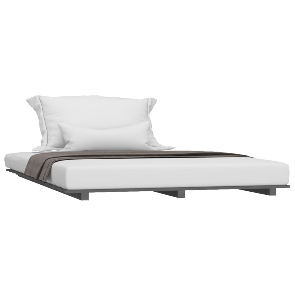 Estructura de cama Marco de Cama Somier de Cama madera maciza 120x190 cm  SDV784676 MaisonChic