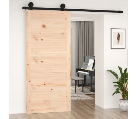 Porte intérieure ORKDAL Marron 83 x 202 cm