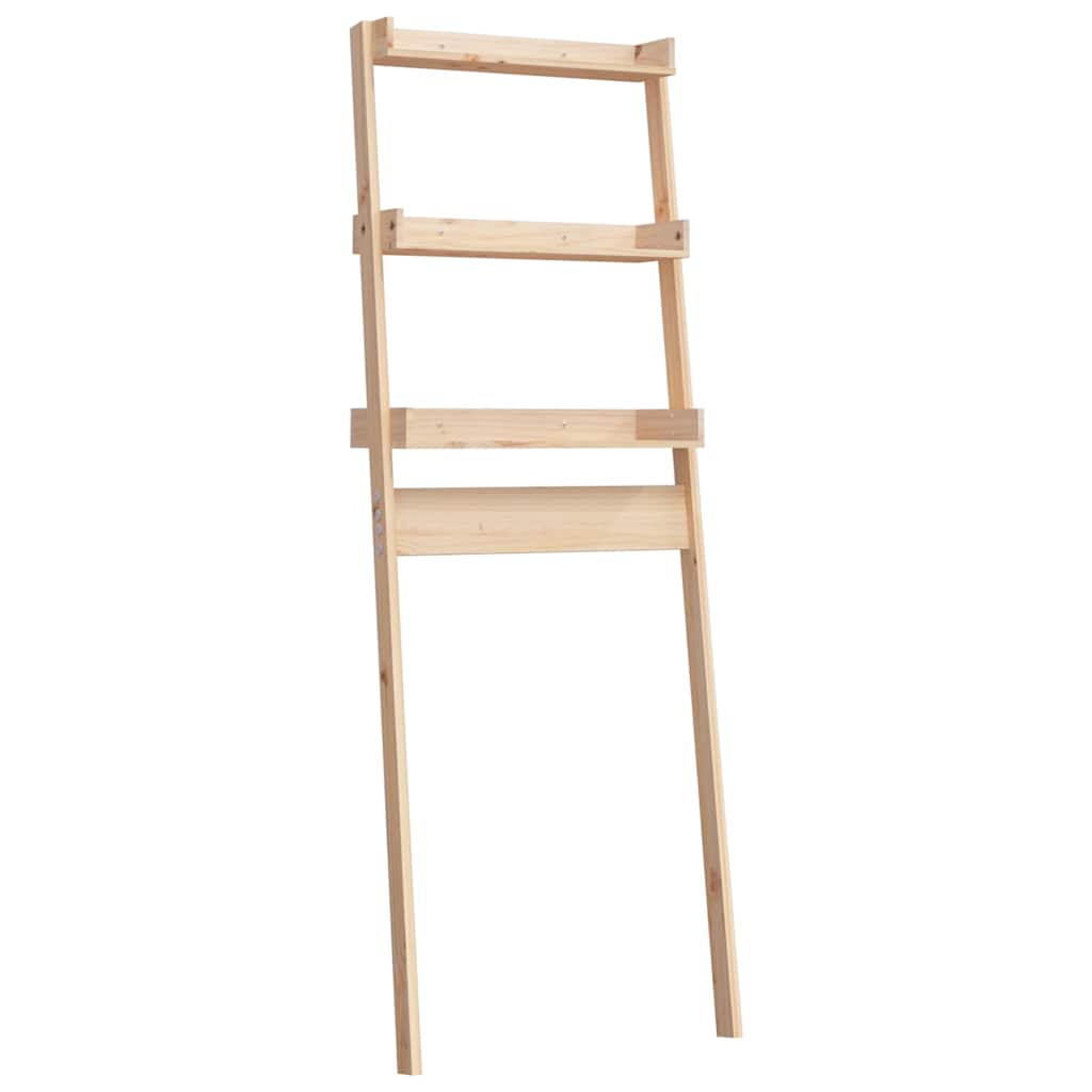 vidaXL Toaletní regál 63,5 x 32 x 179 cm masivní borové dřevo