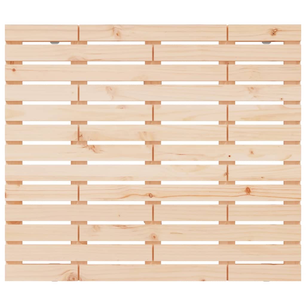 vidaXL Hoofdbord wandmontage 106x3x91,5 cm massief grenenhout bruin, foto 4
