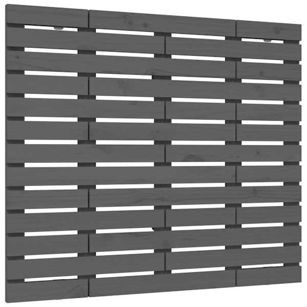 vidaXL seinale kinnitatav voodipeats, hall, 106x3x91,5 cm, m&auml;nnipuit