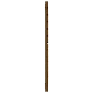 Nástěnné čelo postele medově hnědé 106x3x91,5 cm borové dřevo - obrázek 5