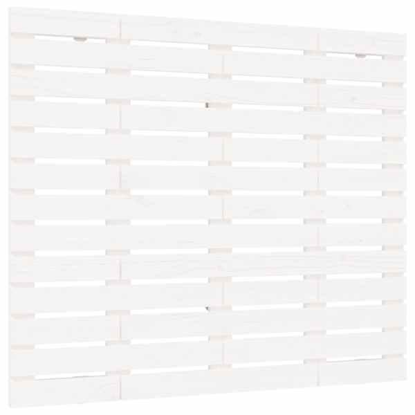 vidaXL seinale kinnitatav voodipeats, valge, 96x3x91,5 cm, m&auml;nnipuit