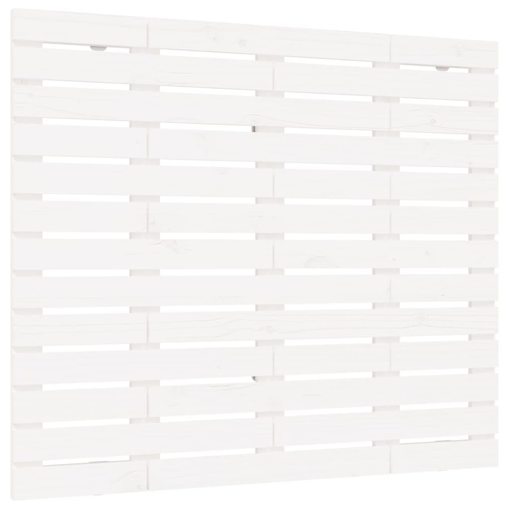 vidaXL Nástěnné čelo postele bílé 96x3x91,5 cm masivní borové dřevo